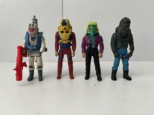 4x Kenner M.A.S.K Mask Figuren - Bruce Sato, Matt Tracker, Buddy Hawks & Sly Rax