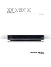 Harman Kardon BDT-3 BDT-30 Lettore Blu-ray Manuale del proprietario