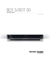 Harman Kardon BDT-3 BDT-30 Blu-Ray Player Owners Manual