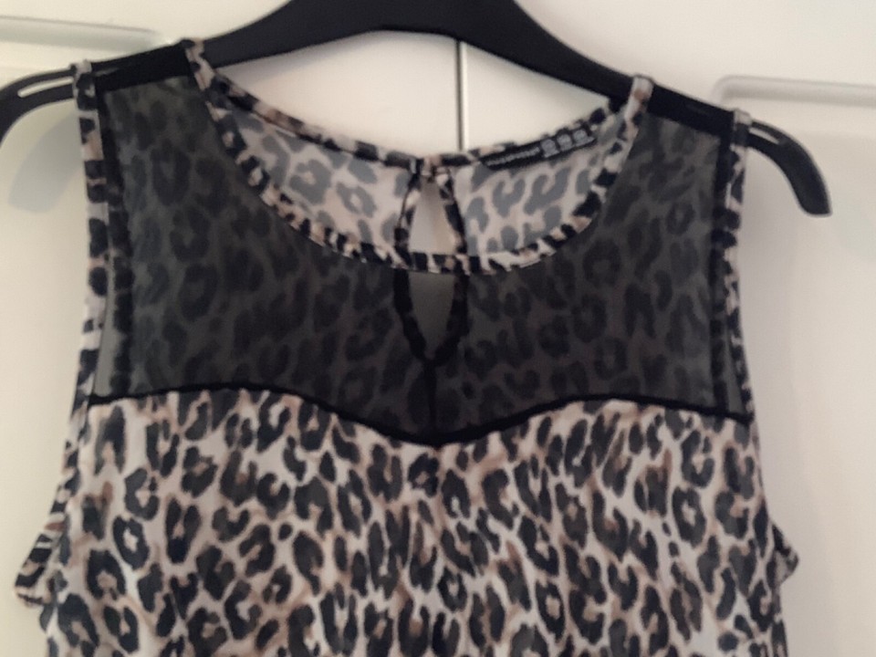 ladies animal print tops size 14 eBay