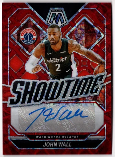 2023-24 Mosaic Showtime Signatures International Prizm JOHN WALL #SS-WAL Auto