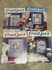 LOT 4 Cross Stitch Magazines Quick Easy Projects Holiday Doll Wedding Keepsakes