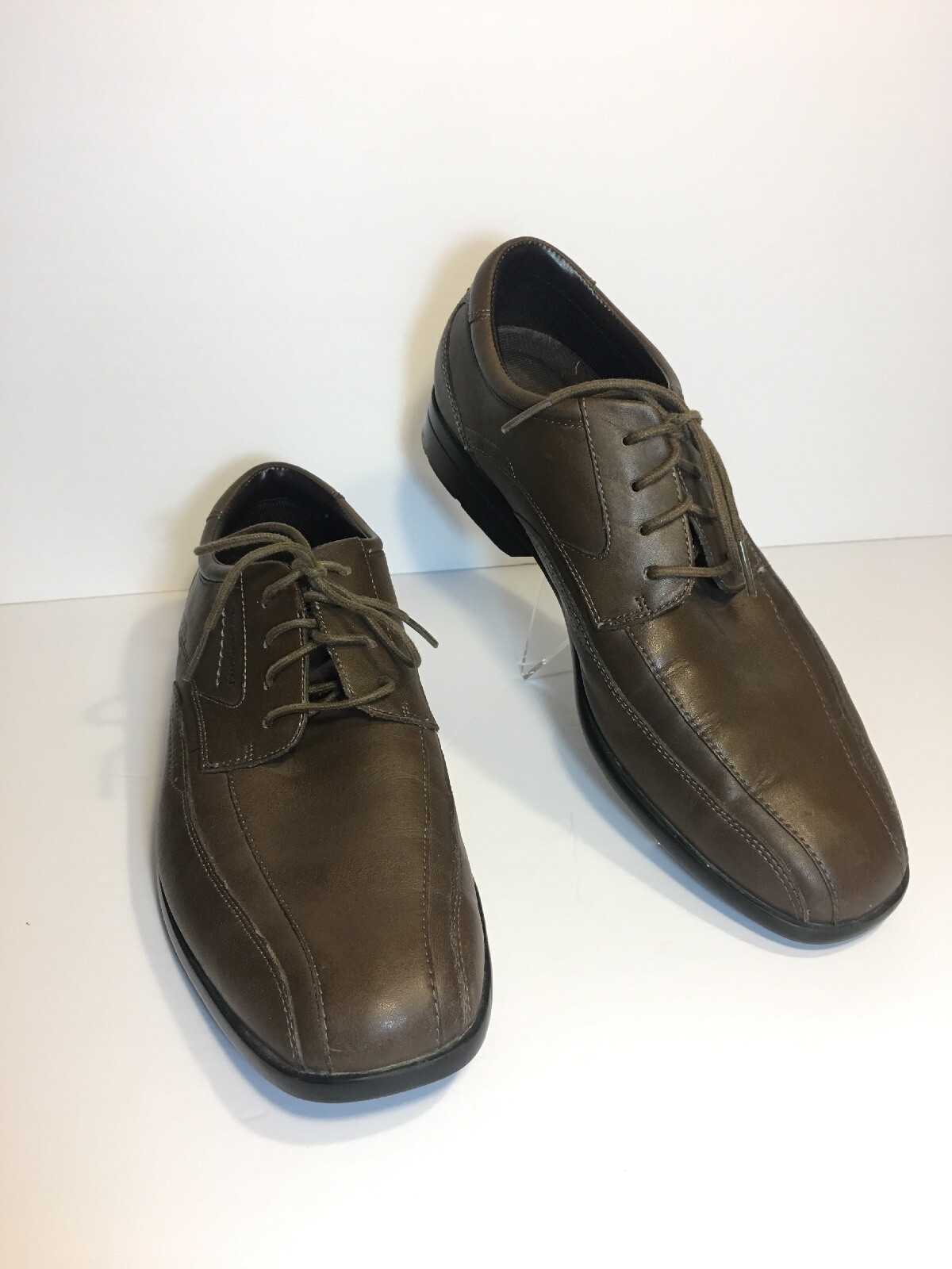 SAOLA Scarpe eleganti Rockport da uomo 8 5 US M marroni adiPrene di Adidas EUR 42 QUASI NUOVE CON ETICHETTE