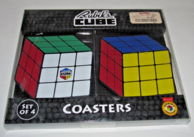Rubik's Cube Coasters Set of 4 (B1)
