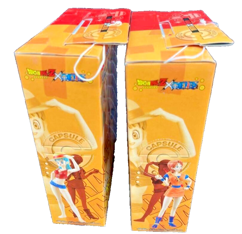 40th WEEKLY JUMP DRAGON BALL Z x ONE PIECE BULMA & NAMI Goku Luffy