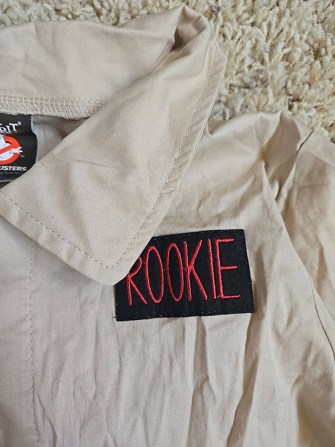 Spirit Halloween Ghostbusters Jumpsuit Costume Sz… - image 2