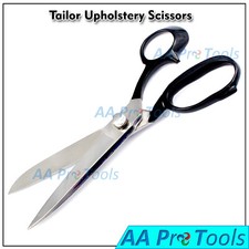 10" Wide Blade Bent Handle Industrial Shears Black 