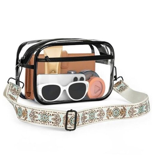 Clear Bag For Stadium Events, Clear Purse Stadium Crossbody Bag