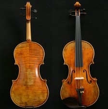 Un Fine Maestro Violino Guarneri del Gesù 1743 Cannone Violino Suono Fantastico W010