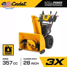 357Cc Intellipower Three-Stage Electric Start Gas Snow Blower with Heated Grips