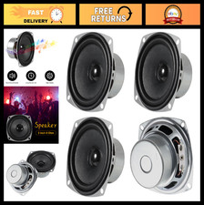 4-Pack 10W 8Ohm Full Range Audio Speakers for DIY Boom Box Arduino Projects