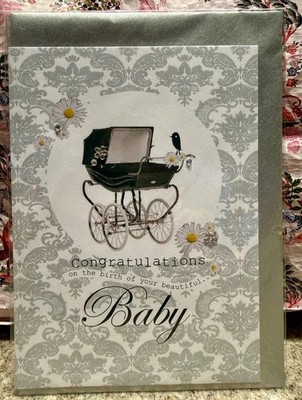 Zimt Hitch Neu Baby Grußkarte, Neu, Cellophan verpackt, Glückwunsch