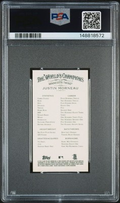 JUSTIN MORNEAU 2007 Topps allen & ginter Mini-black border no