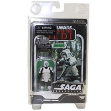 Star Wars The Saga Collection Saga 2 Vintage Style Biker Scout Action Figure