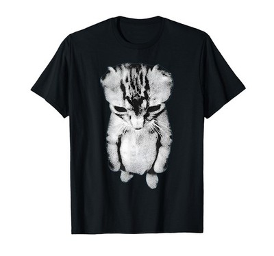 Funny Sad Crying Cat Meme - El Gato Munchkin Kitten Art T-Shirt