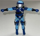 Vintage 1986 Gi Joe Cobra Stun Driver Motor-Viper Action Figure. ARAH