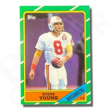 1986 Topps - Steve Young #374 Tampa Bay Buccaneers Rookie Card C* Copyright