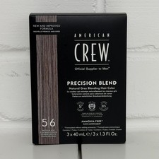 American Crew Precision Blend Hair & Beard Colour Set 3 x 40ml Shade 5/6 Med Ash