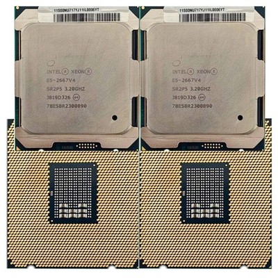 2 x Intel  Xeon  Prozessor E5-2667 v4 SR2P5 3,20GHz 8-Core 25MB LGA 2011 CPU
