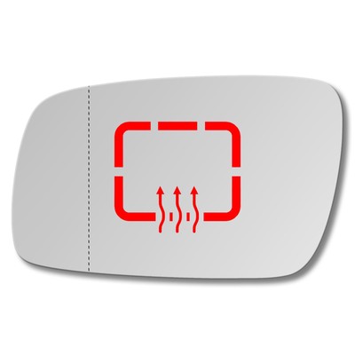 Spiegelglas Asphärisch Links Beheizbar für VW Phaeton 2002 - 2016