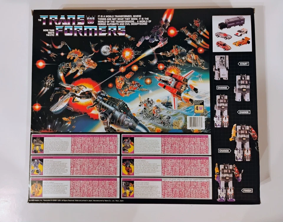 Transformers G1 Stunticons MENASOR Reissue Encore NIB Retro - Image 2 of 2