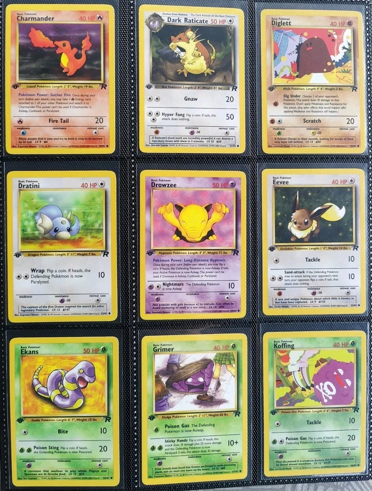 Team Rocket 1st Edition Bundle Joblot Pokemon Cards WOTC Pokémon TCG 1999 x49 NM - Image 3 of 4
