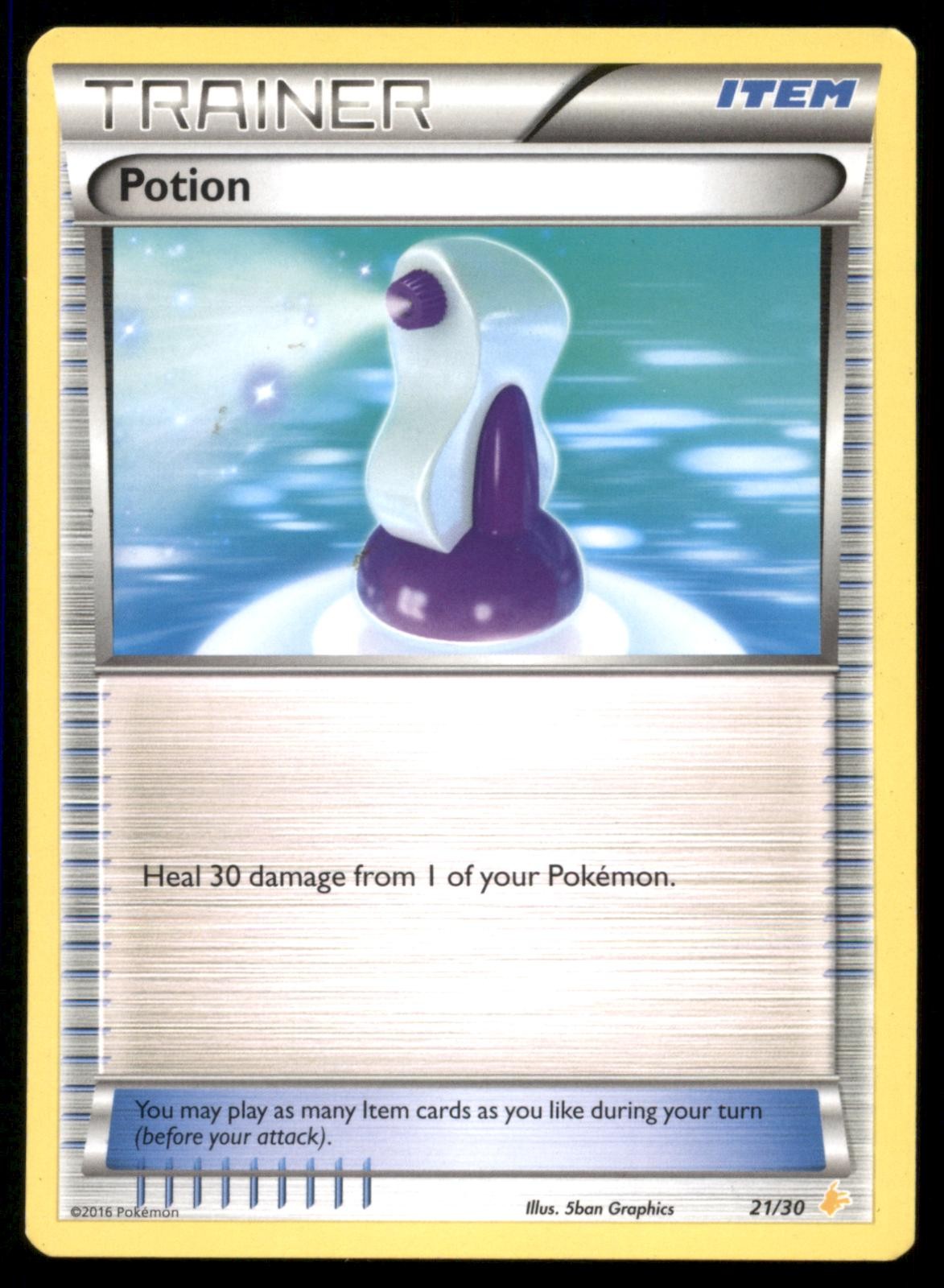 Potion (21 21/30 Common XY Trainer Kit: Pikachu Libre & Suicune Pokemon HP