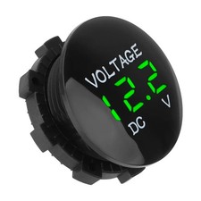 Led Display Voltage Meter Tester DC 12V-24V Mini Digital Voltmeter Ammete For Ca