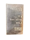 1 X 10 GRAM SILVER BAR VALCAMBI SUISSE 10 G .999 FINE SILVER BAR #1039