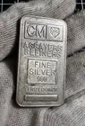 RARE VINTAGE CM “CONSOLIDATED MINES” 1 OZ SILVER BAR 999 FINE