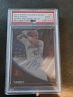 2022 Topps Clearly Mike Trout Tek Auto  04/25 Blue PSA 9 Mint SSP Autograph