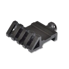 Sniper 45 Degree Offset Rail Picatinny Mount for Tactical Accessories Black
