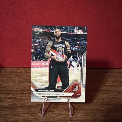Damian Lillard 3 Point Contest 2025-26 NBA Topps NOW Card 175
