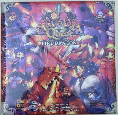Arcadia Quest Fire Dragon Expansion NEW SEALED