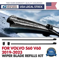 Front Windshield Wiper Blade Refills Kit 31693569 For Volvo S60, V60 2019-2025