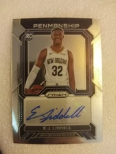 2022-23 Panini Prizm - Rookie Penmanship E.J. Liddell #RP-EJN (AU, RC)