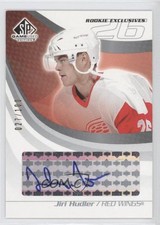 2003-04 SP Game Used Edition Rookie Exclusives 27/100 Jiri Hudler #RE-5 Auto 2u9