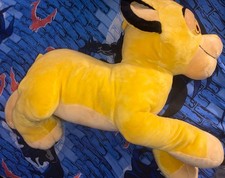 RARE Disney The Lion King Sleeping Simba Large Plush 30" Nose to Tail