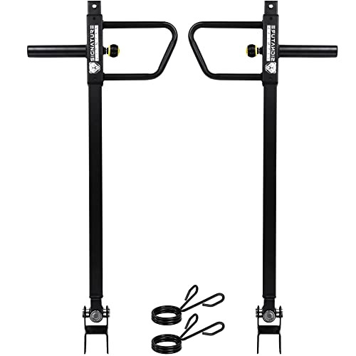 FITVIDS FIRMA CINTURÓN FITNESS SENTADILLAS PALANCA BRAZOS, RIZOS, FILAS - NEGRO