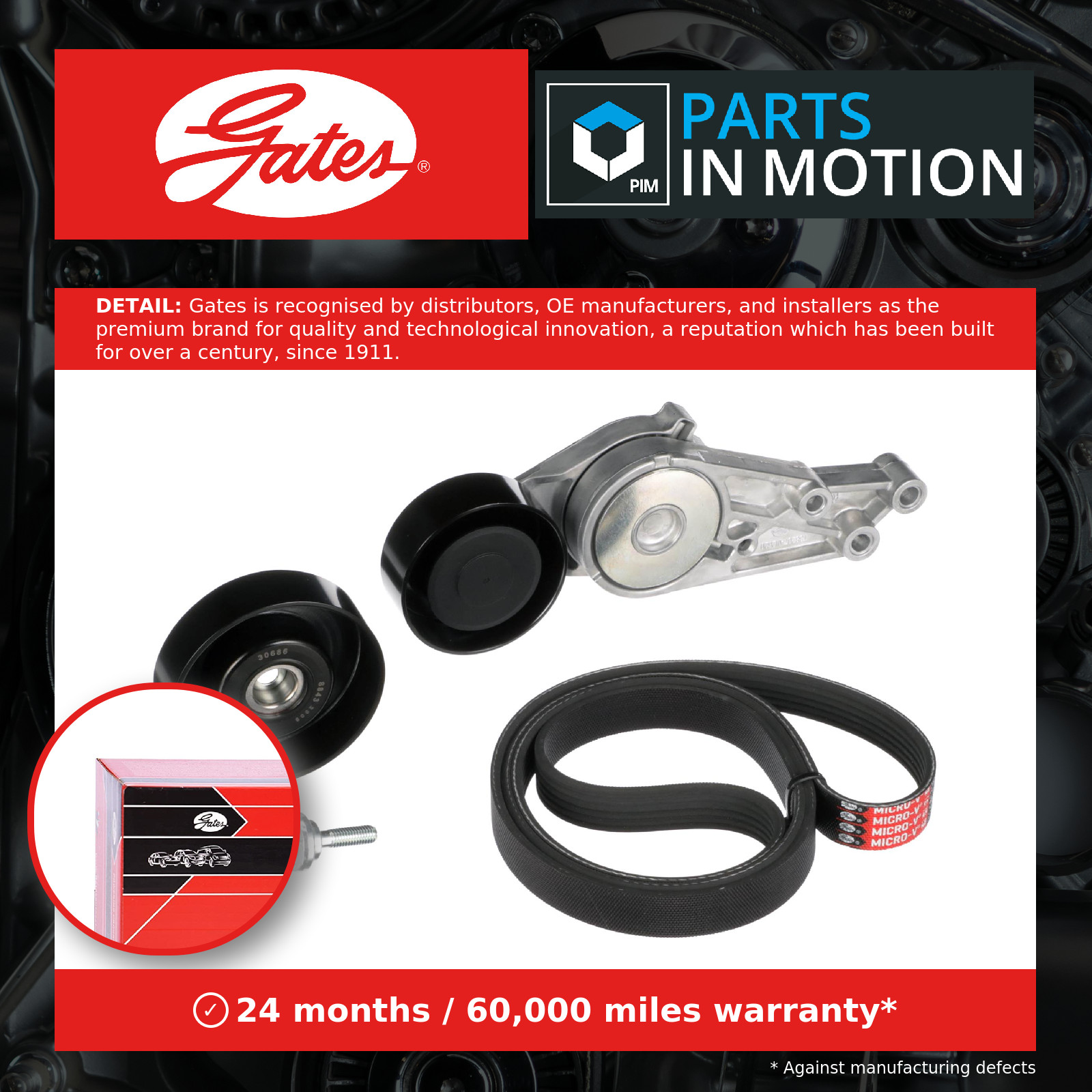 Drive Belt Kit fits SEAT EXEO 3R 1.6 09 to 10 ALZ Set Gates Quality Guaranteed - Image 13