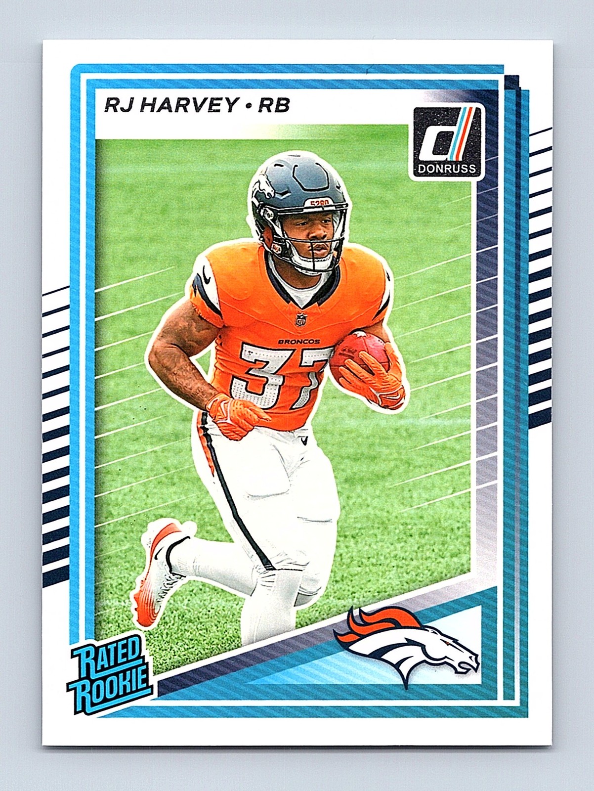 2025 Donruss #312 RJ Harvey Rookie Denver Broncos