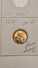 wheat penny 1939S LINCOLN CENT NICE RED BU 1939-S TONED UNC RED LUSTER LOT #B