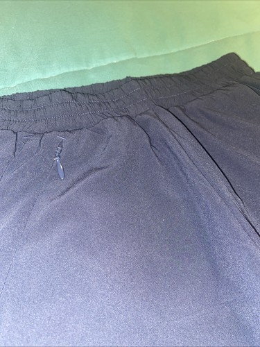 Athleta Good Days Pant Pantaloon Size 12 Girls New Lined Navy Blue Logo - Picture 4 of 8