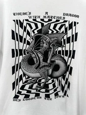 Vintage Grateful Dead Fire On The Mountain Tee MC Escher Graphic XL *SUPER RARE*