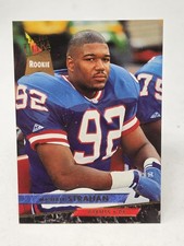 Fleer 1993 Michael Strahan New York Giants Football Card #331 NFL Rookie. rookie card picture