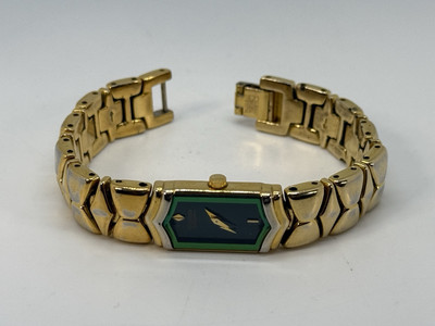 Vintage Citizen Elegance 5421-H14398 Ladies Green Dial Gold