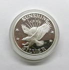 1995 Sunshine Silver Commemorative 1 Oz .999 Silver Proof Round