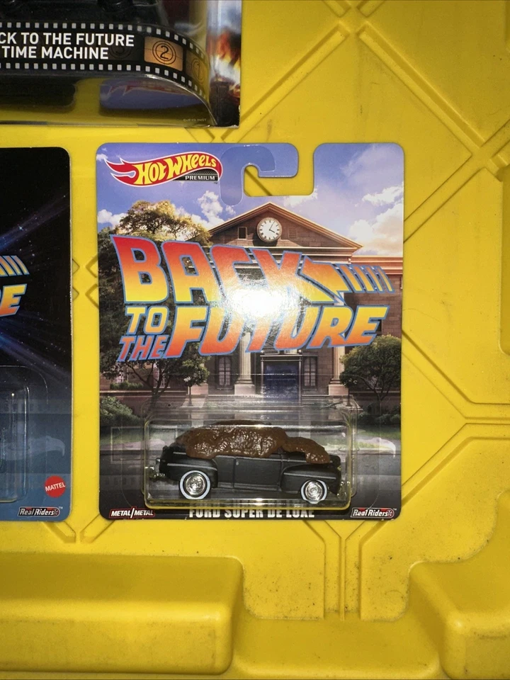 Hot Wheels Retro Entertainment Back To The Future mix set de 3 Foto 2 de 4