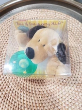 Wubbanub Infant Silicone Blue Pacifier Brown Puppy Plush BPA Latex Free New NIB