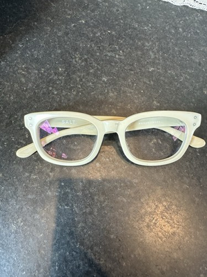 #ad Rare Authentic Salt BRIGGS MNDE 49mm Matte Beige Frames Glasses Japan $120.00